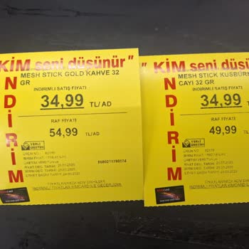 Fiyat Etiketi Şoku: Kasada Sürpriz Zam