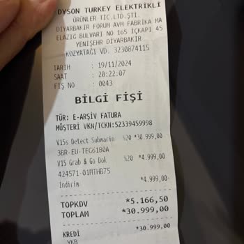 Dyson Submarine Cihazında Çatlak Ve Performans Düşüşü