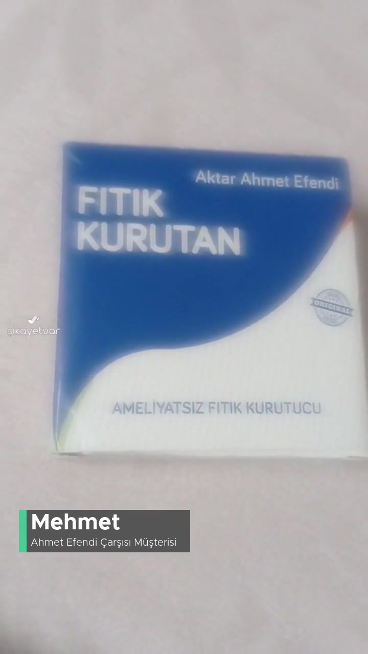 Ahmet Efendi Çarşısı Orijinalliği Şüpheli Ürün Sattı Paramın İadesini Talep Ediyorum videonun kapak resmi