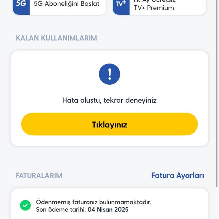 Dakika Ve Paket Yönetiminde Büyük Sorunlar