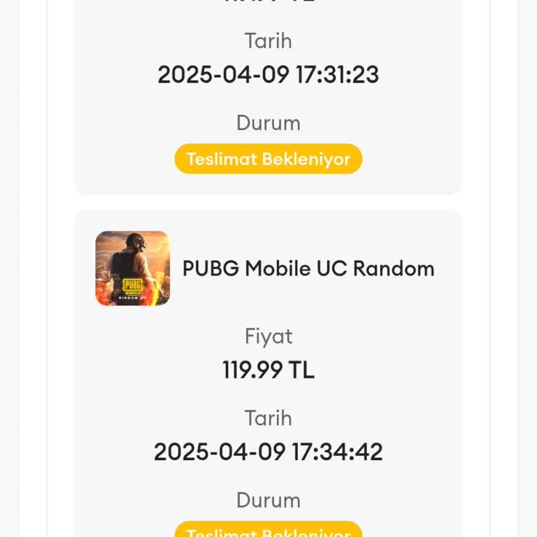 Gamelobi'den Satın Alınan UC'ler Ve İade Sorunu