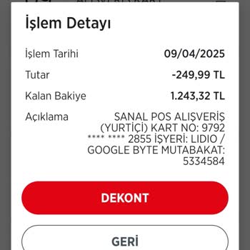 Bilinmeyen Üyelik İçin Kartımdan Para Çekildi