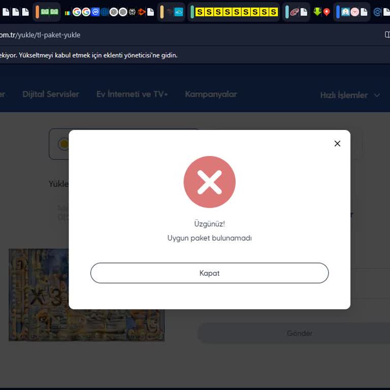 Turkcell Paket Yükleme Sorunu Ve Taşıma Düşüncesi