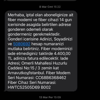 Yanlış Faturalandırma Ve İletişim Sorunları: Millenicom Deneyimim