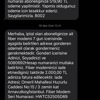 Yanlış Faturalandırma Ve İletişim Sorunları: Millenicom Deneyimim