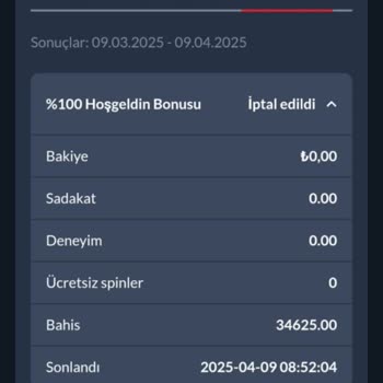 Bonus İptali Sonrası Kazançların Silinmesi Sorunu