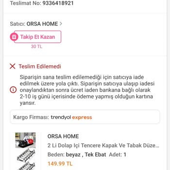 Teslim Edilmeyen Ürünler Ve Habersiz İade Sorunu