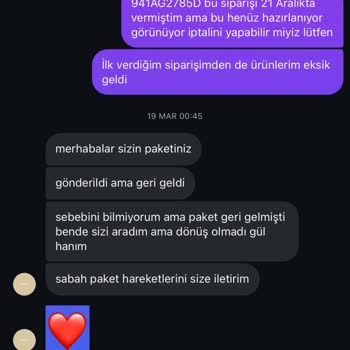 Siparişlerim Hazırlanamıyor Ve İletişim Kurulamıyor