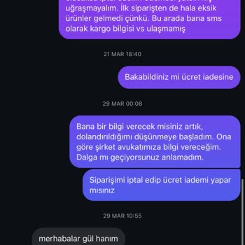 Siparişlerim Hazırlanamıyor Ve İletişim Kurulamıyor