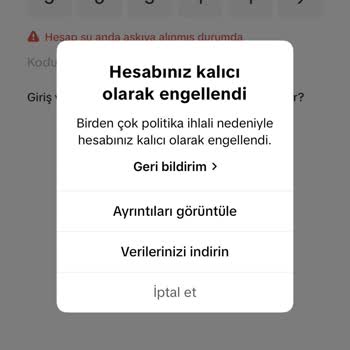Haksız Askıya Alma: TikTok Hesabım Neden Kapandı?