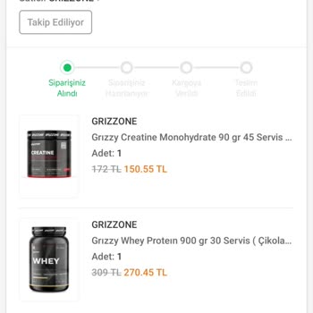 Grizzone Eco Serisi Çikolata Kurabiye Aromalı Protein Tozunda Beklenmedik Tat Sorunu