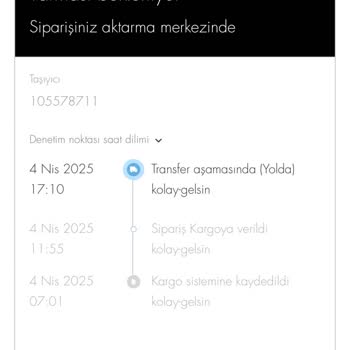 Kargo Takibi Ve Müşteri Hizmetleri Sorunu