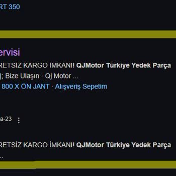 Qjmotors.com.tr Şüpheli Web Sitesi Hakkında Uyarı