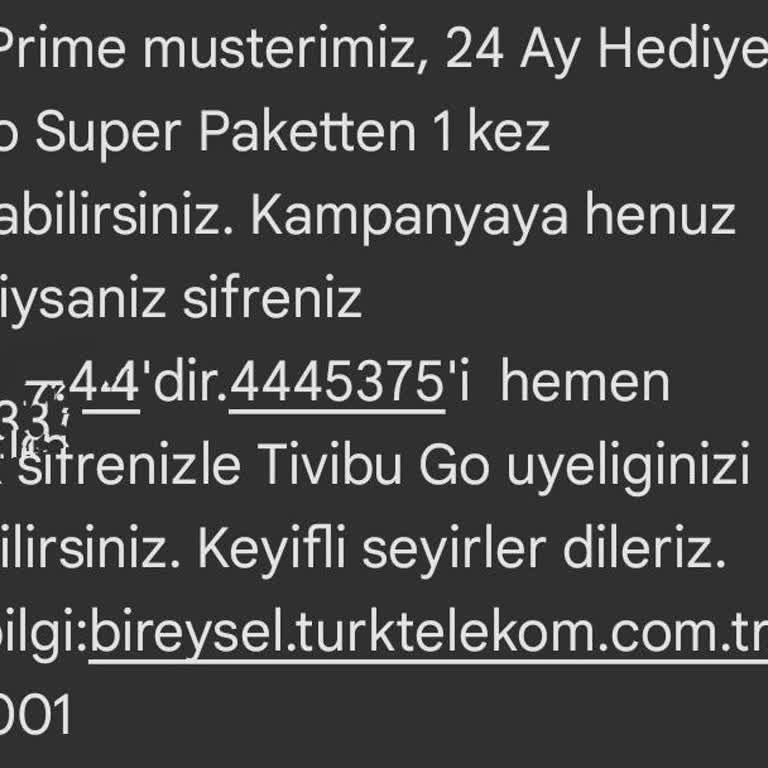 Tivibu Go Süper Paket Aktivasyon Sorunu