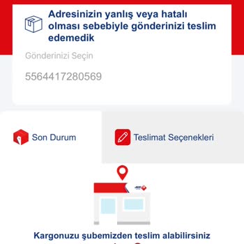 Aras Kargo İle Sürekli Teslimat Sorunu Yaşıyorum