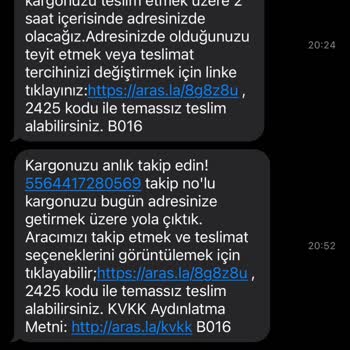 Aras Kargo İle Sürekli Teslimat Sorunu Yaşıyorum