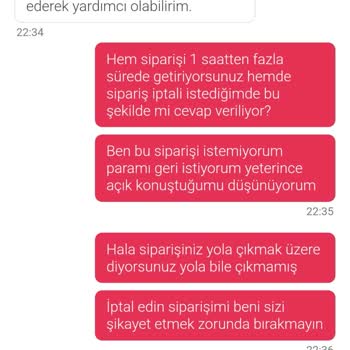 Yemek Sepeti'nde Teslimat Süresi Hayal Kırıklığı