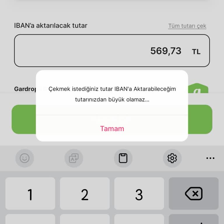Gardrops Hesabımda Para Çekme Sorunu