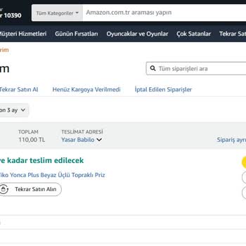 Amazon Adres Değişikliği Kabusu