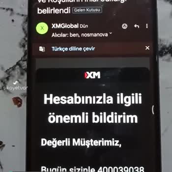 Xm.com 1887 Dolar Param Silindi