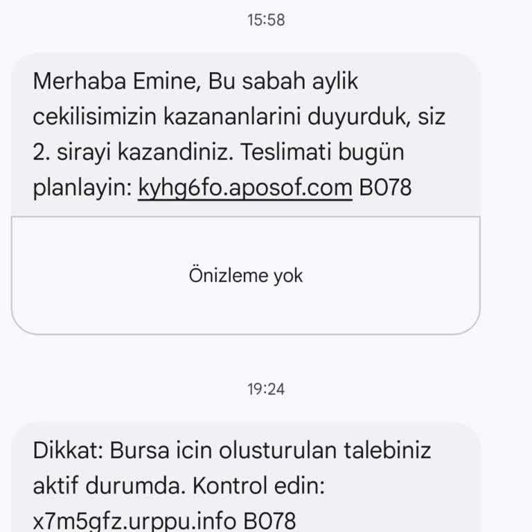 Yanıltıcı Mesajlarla Gelen Tehlike