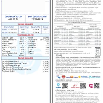 Faturada Anlam Verilemeyen Artış