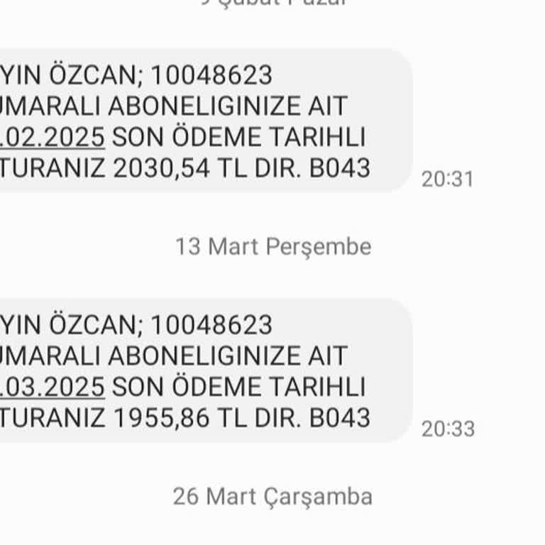 Doğalgaz Faturasında Anlam Verilemeyen Yüksek Tutarlar