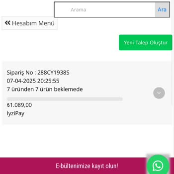Mutfak Delisi 01 Hızlı Kargo Sözü Yalan Çıktı Sipariş Ve Para Ortada Yok