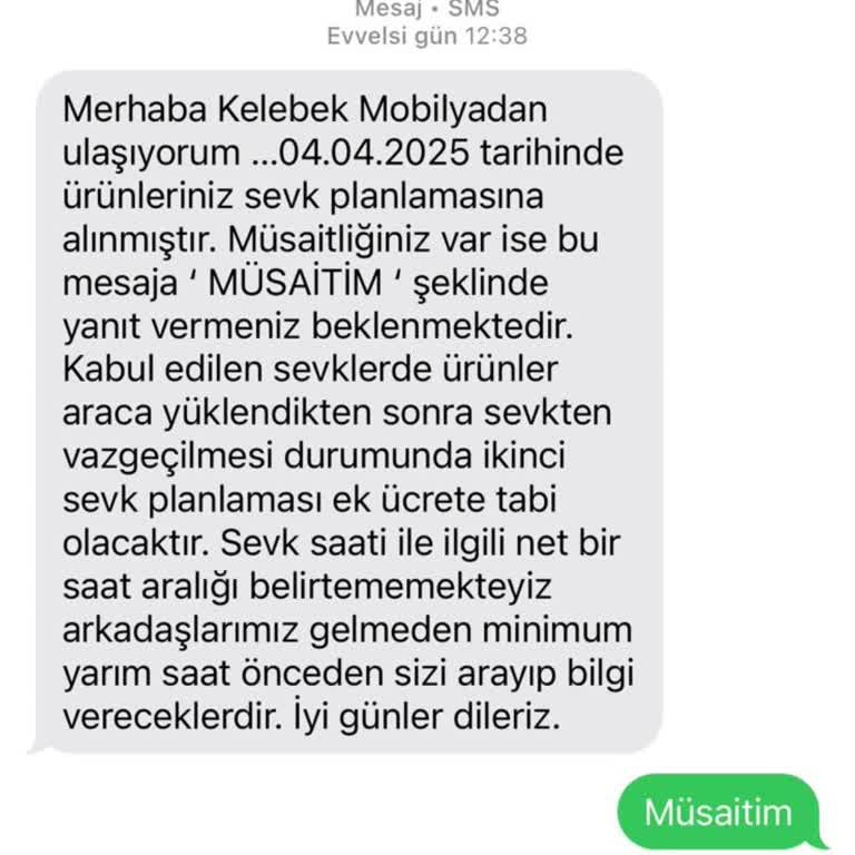 Kelebek Mobilya'dan Aldığımız Koltuklar Hâlâ Gelmedi