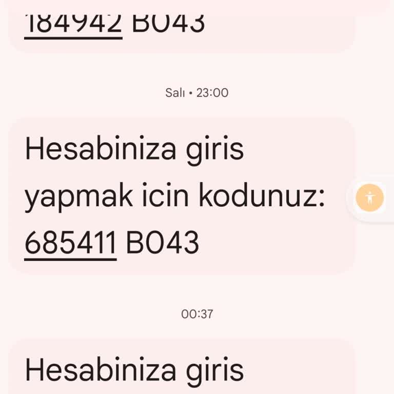 Alotell'den Gelen Anlamsız Kodlar
