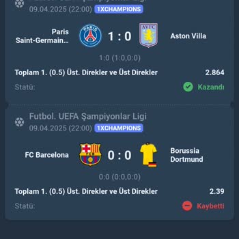 1xBet Kazanan Kuponum Neden Kaybetti?