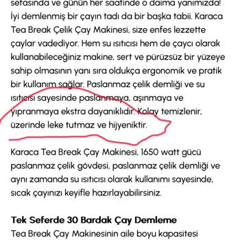 Karaca Çay Makinesi: Leke Tutmaz İddiası Hayal Kırıklığı Yarattı