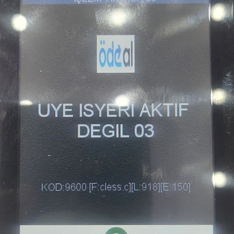 Ödeal Pos Cihazı Ve Banka Yükleme Sorunu