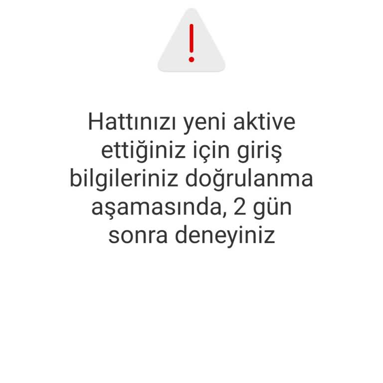 Vodafone Yanımda Uygulamasında Aktivasyon Sorunu