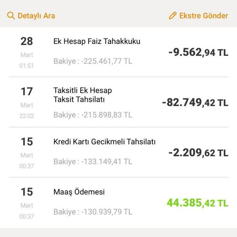 Maaş Hesabında Kesinti Ve Faiz Sorunu