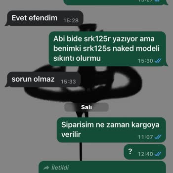 Kargo Sözü Tutulmayan Ürün Ve İletişim Sorunu