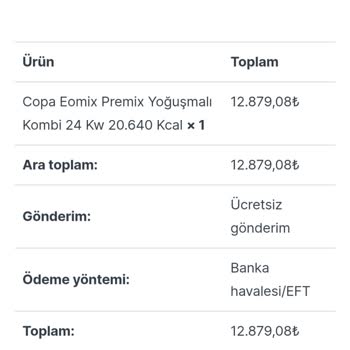 Evinidiz Kombi İadesinde Sürekli Oyalama Ve Gecikme