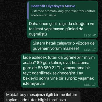 İade Edilmeyen Ücret Ve Sürekli Ertelenen Sözler