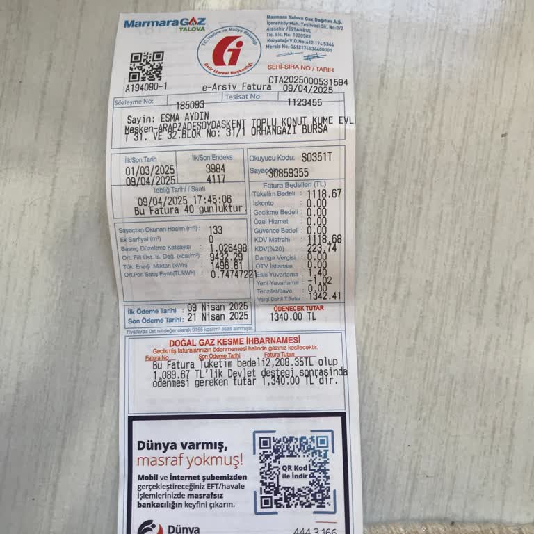 Doğalgaz Faturasında Tutarsızlık Ve Yanıltıcı Bilgi