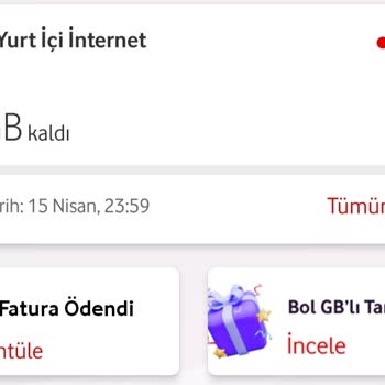 Vodafone Çark Çevir Hüsranı: Kazandığım İnternet Kullanılamıyor!