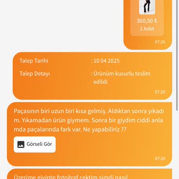 Ürün Paçalarındaki Eşitsizlik Ve İletişim Sorunu