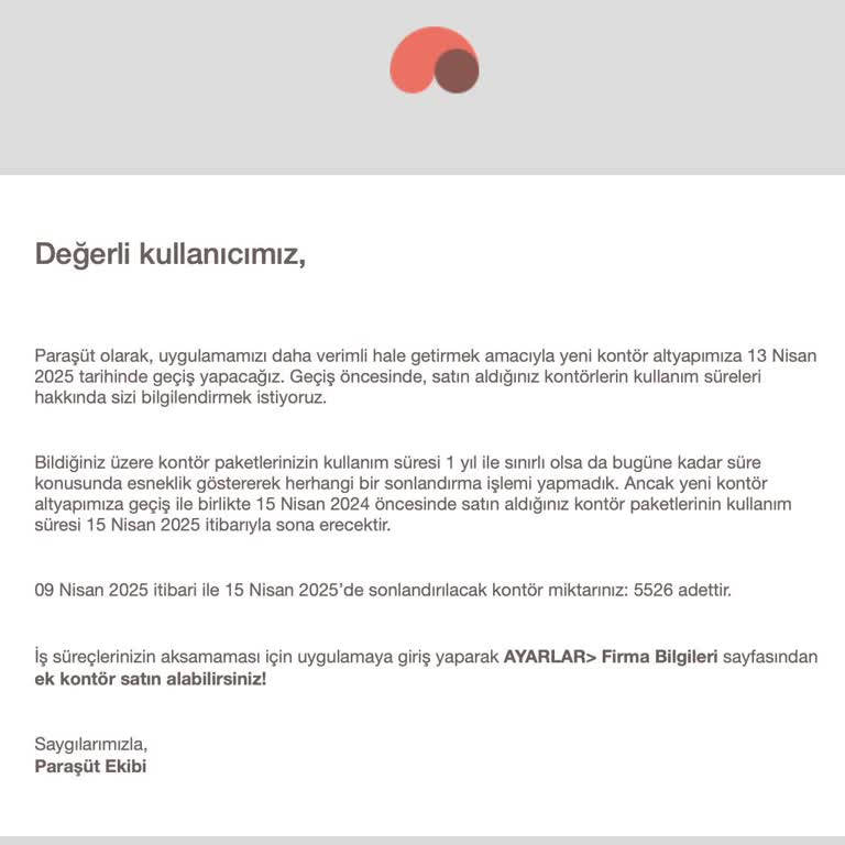 Kontörlerin Aniden Silinmesi Ve Ek Ücretler