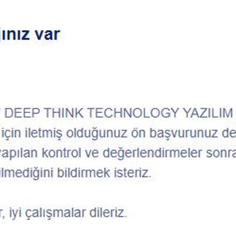 Başvurumuzun Sebepsiz Reddedilmesi