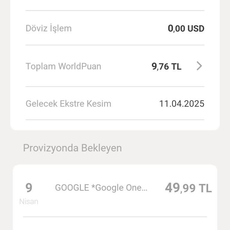 Google One Üyeliği Olmadan Yapılan Haksız Çekim