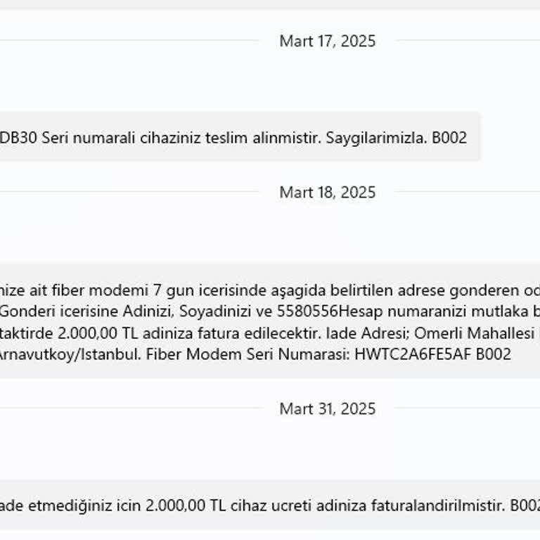 Millenicom'dan Haksız 2000 TL Modem Ücreti Şoku
