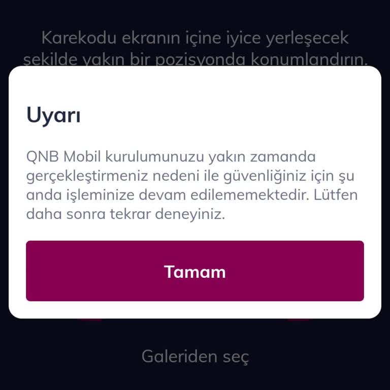 QNB Finansbank Uygulama Güncellemesi Müşteriyi Mağdur Etti