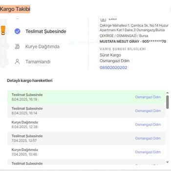 Sürat Kargo İle Yaşanan İletişim Ve Teslimat Sorunları