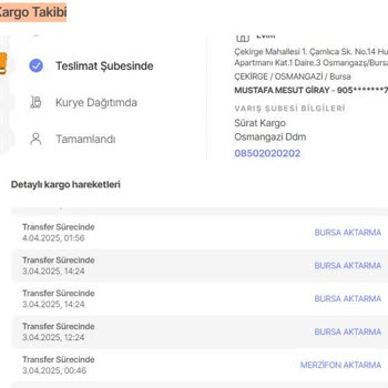 Sürat Kargo İle Yaşanan İletişim Ve Teslimat Sorunları