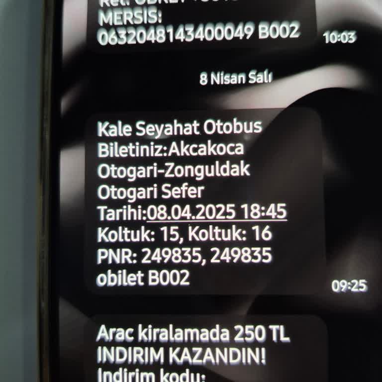 Kale Otobüs İle Zamanında Yolculuk Hayal Oldu
