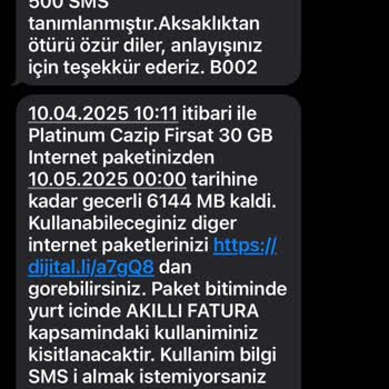Turkcell Paket Tükenmesi: 2 Saatte 30GB!
